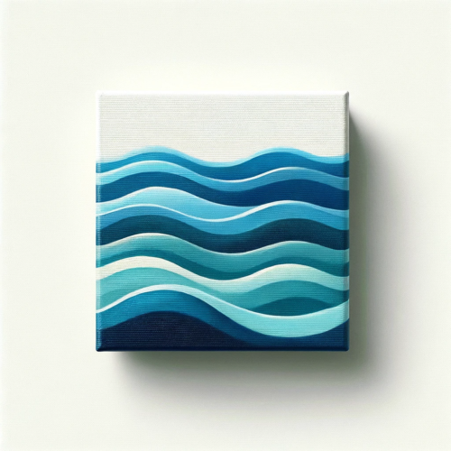 abstract mini canvas painting ideas 