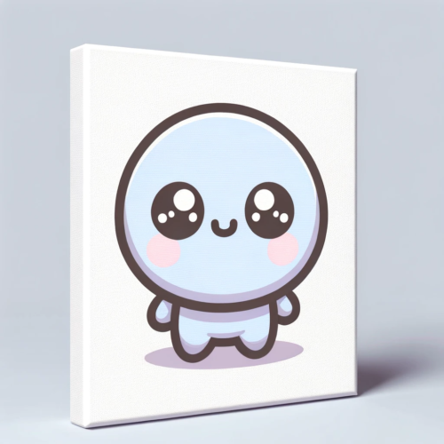 mini canvas painting ideas cute cartoon