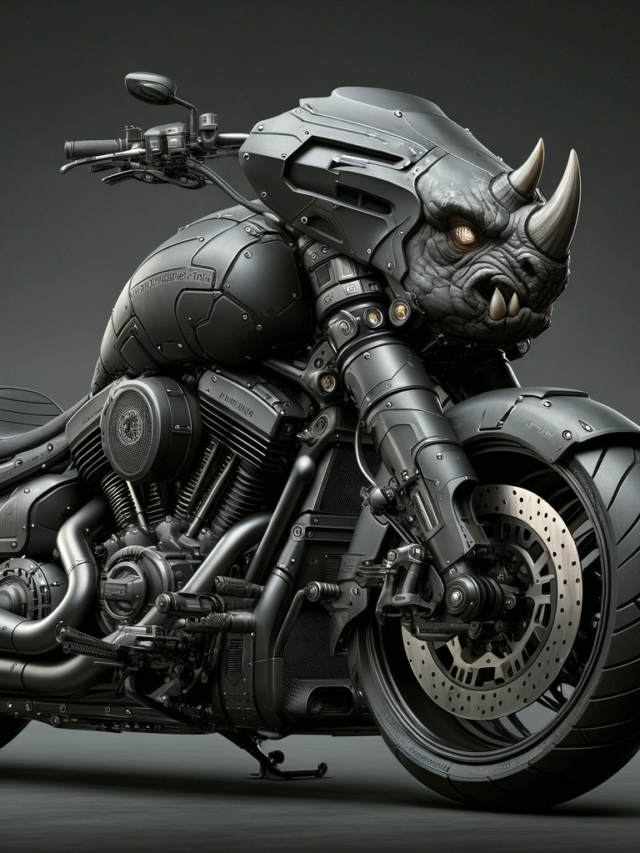 Astonishing AI Motorbikes inspired by Transformers Mech Beasts